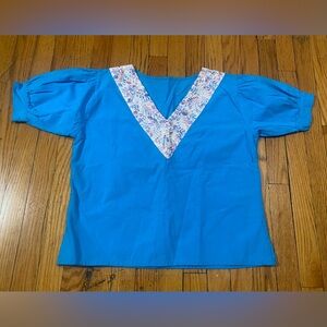 Darling, handmade floral top